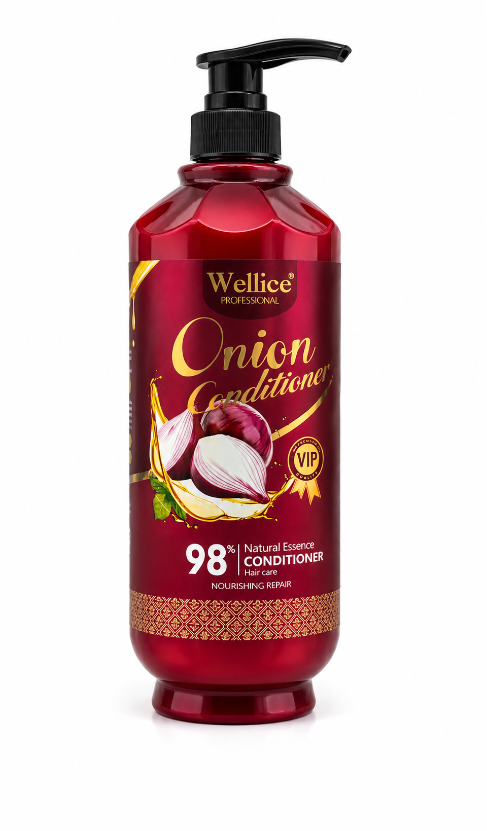 Acondicionador shampoo y serum  de Cebolla morada  Wellice Professional crecimiento control caída